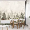 Muralo Vlies Fototapete für Esszimmer Aquarell BÄUME Produktbild-Vorschau 7