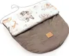 Sweet Teddy & Latte Velvet Fußsack für Autositz und Produktbild-Vorschau 2