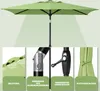 Sekey Sonnenschirm Balkon Gartenschirm Marktschirm  140×210 Produktbild-Vorschau 5