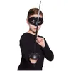 banditen Augenmaske und Schwert schwarz 60 cm Produktbild-Vorschau 4