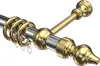 Interdeco Gardinenstange / Vorhangstange Chrom-farbig / Produktbild-Vorschau 1
