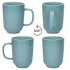 Ritzenhoff 6x Jasper Kaffeebecher 250ml H10,4cm Graublau Produktbild-Vorschau 5