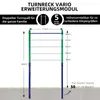 CCLIFE Reckstange Outdoor Turnreck einzelne Turnstange Produktbild-Vorschau 3