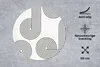 MuchoWow® Mauspad Mousepad Abstrakt - Linien - Schwarz - Produktbild-Vorschau 2