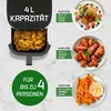 GOURMETmaxx Friggitrice ad aria calda da 4 l - Touch, Anteprima dell’immagine prodotto 2