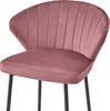 Valora GATTA Hocker Pink x2 | Zwei dunkelrosa Hocker für Produktbild-Vorschau 7