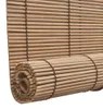 vidaXL Hnedá bambusová roleta 140x160 cm Náhľad obrázku produktu 3