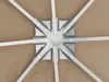 Rank Pavillon 3x3m Beige Metallpavillon Polyester PVC Produktbild-Vorschau 3