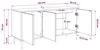 vidaXL RTV stojak BONN, 102 x 33 x 51 cm, czarny, imitacja Podgląd zdjęcia produktu 8
