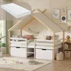 Hausbett 'Surnadal' mit Matratze 90 x 200 cm mit Produktbild-Vorschau 1