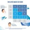Halve gezichtsmasker Elipse, maat M/L, P3 RD Productafbeelding-voorbeeld 2