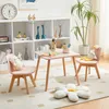 H.J WeDoo 2er Set Kinderstuhl mit Holzbeinen Sitzhöhe 33 Produktbild-Vorschau 8