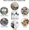 Besteck Edelstahl rostfrei Set für 4 Personen, Cutlery Set Produktbild-Vorschau 6