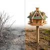 Mucola Vogelhaus Vogelfutterhaus Holz Vogelvilla Produktbild-Vorschau 12