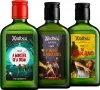 Three green bottles of Ardbeg whisky with themed labels, arranged side-by-side. Produktbild-Vorschau
