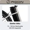 Agon Axis E-Bike 26 Zoll Citybike weiß Produktbild-Vorschau 3
