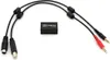 A product shot of a digital modem and cables on a white background. Produktbild-Vorschau