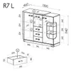 Minio, Vitrine "ROMEO 7", links, Canyon Eiche / Arusha Produktbild-Vorschau 4