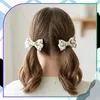 Fasce per capelli verde menta per bambine, con fiocco, Anteprima dell’immagine prodotto 9