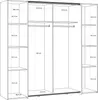 Forte KALIXTUS Kleiderschrank 200, moderner Produktbild-Vorschau 7