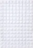 A white quilted comforter is laid flat on a white background. Produktbild-Vorschau