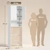 HOMCOM Waschmaschinenschrank, Hochschrank, Toilettenregal Produktbild-Vorschau 3