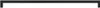 A black furniture handle against a white background. Produktbild-Vorschau