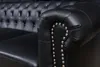 riess-ambiente Chesterfield 3-Sitzer Sofa 205cm schwarz Produktbild-Vorschau 8