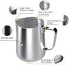 350ml Milchkännchen Edelstahl Handheld Aufschäumkännchen, Produktbild-Vorschau 4
