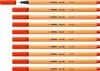 Fineliner - STABILO bod 88 - balenie 10 ks - červený Náhľad obrázku produktu 5