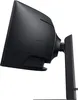Side view of a black Samsung monitor on a white background. Produktbild-Vorschau