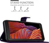 A tablet case with a colorful abstract design on the screen, shown in a stand function. Náhled obrázku produktu