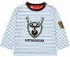 BONDI Baby Jungen Langarmshirt "Hirsch" 91776 | Stripe Produktbild-Vorschau 1