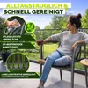 Lot de 4 chaises de jardin tillvex® empilables et Voir les images du produit 5