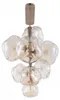Pendelleuchte Metall Rauchglas G9 H: max. 141 cm Beige Produktbild-Vorschau 4