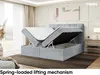 MEBLINI Boxspringbett mit Bettkasten - 200x220 - Produktbild-Vorschau 4