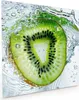Küchenrückwand Spritzschutz Glas mit Motiv Kiwi im Wasser Produktbild-Vorschau 1