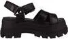 Buffalo ASPHA TS Sandal  Sandalen Plat - Zwart - Maat 39 Voir les images du produit 5