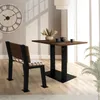 ML-Design 2 Stück Bankkufen H-Form 47x77,5cm Schwarz aus Produktbild-Vorschau 7