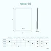 doporro Design LED-Spiegel Wandspiegel 140x70cm Produktbild-Vorschau 7