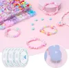 4 Spule Gummiband für Armbänder, Transparent Elastisches Produktbild-Vorschau 4