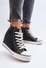 Damen Keilabsatz Sneaker Cross Jeans NN2R4005 Schwarz 39 Produktbild-Vorschau 6