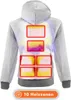 Beheizbarer Damen Hoodie Grau - Dual Heating Gr. S Produktbild-Vorschau 4