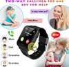 Collage of images showing a smartwatch, children, and adults interacting, with text overlays highlighting features. Produktbild-Vorschau