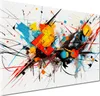 Abstrakte Formen und Linien Wandbild Leinwandbild Produktbild-Vorschau 1
