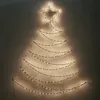 LED Tannenbaum - Wanddeko - zum Aufhängen - 200 bernsteinfarbene LED - H: 1,5m - Außentrafo Produktbild-Vorschau
