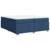 Boxspringbett mit Matratze Blau 200x200 cm Stoff Produktbild-Vorschau 9