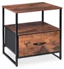 Table de chevet Relaxdays Industrial, 2 étagères, table Voir les images du produit 10
