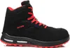 A black and red ELTEN safety boot is shown against a white background. Produktbild-Vorschau