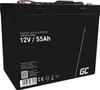 Green Cell® AGM 12V 55Ah Akku VRLA Blei-Batterie Bleiakku Produktbild-Vorschau 1